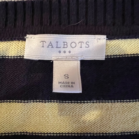 Talbot’s multicolored Striped Button-Up Cardigan, size small, EUC, Casual - Picture 5 of 6